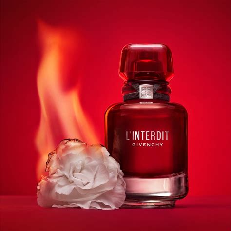 parfum givenchy l'interdit rouge|givenchy rouge interdit notes.